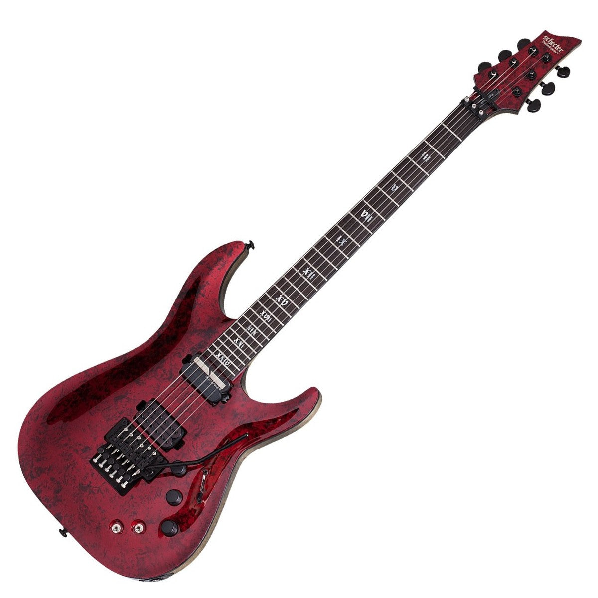 Schecter C-1 FR-S Apocalypse RR Guitarra Eléctrica Red Reign 12