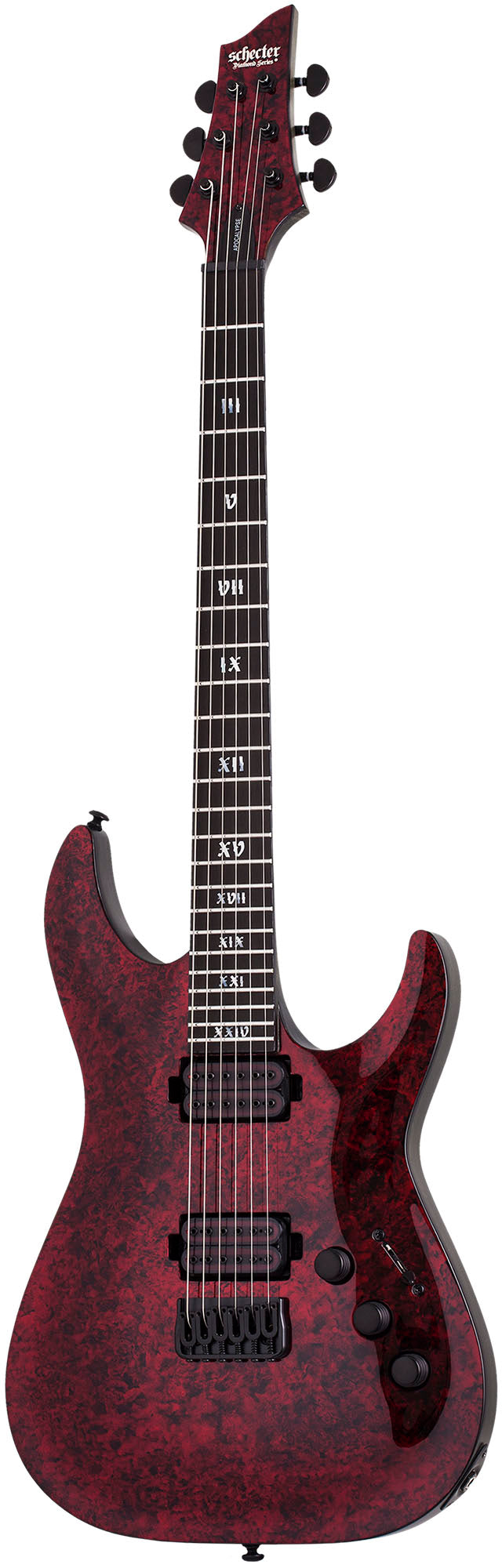 Schecter C-1 Apocalypse RR Guitarra Eléctrica Red Reign 1