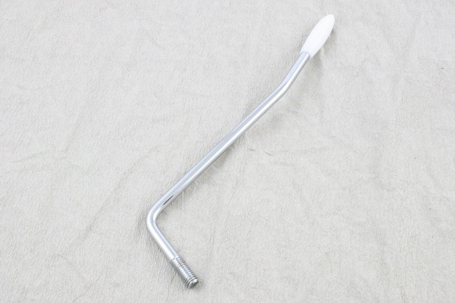 All Parts BP0271010 Tremolo Arm Metric with White Tip Chrome Fits Imports 6mm 1