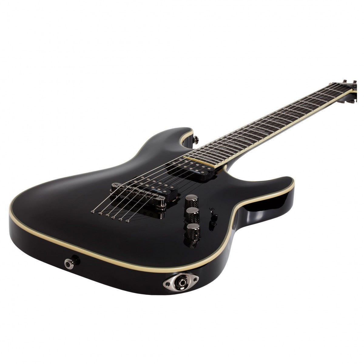 Schecter C-1 Blackjack GBLK Guitarra Eléctrica Gloss Black 3