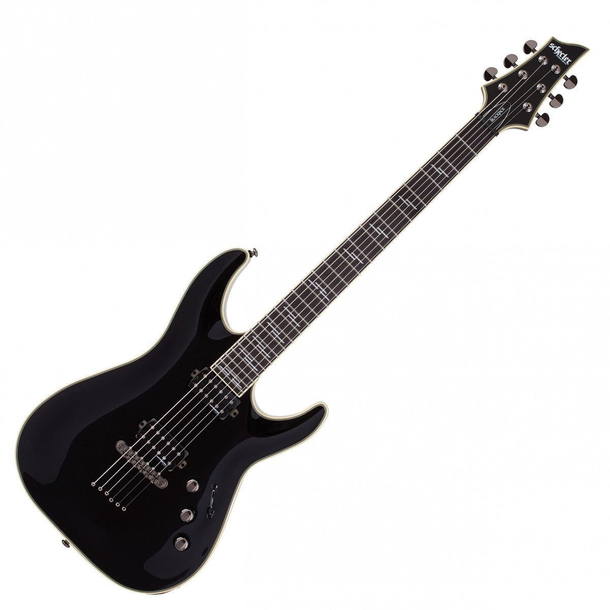 Schecter C-1 Blackjack GBLK Guitarra Eléctrica Gloss Black 16