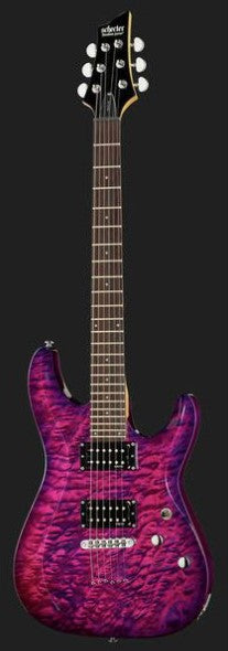 Schecter C-6 Plus EM Guitarra Eléctrica Electric Magenta 7