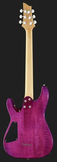 Schecter C-6 Plus EM Guitarra Eléctrica Electric Magenta 8