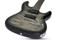 Schecter C-6 Plus CB Guitarra Eléctrica Charcoal Burst 3