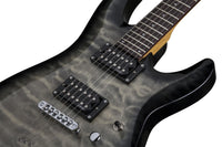 Schecter C-6 Plus CB Guitarra Eléctrica Charcoal Burst 4