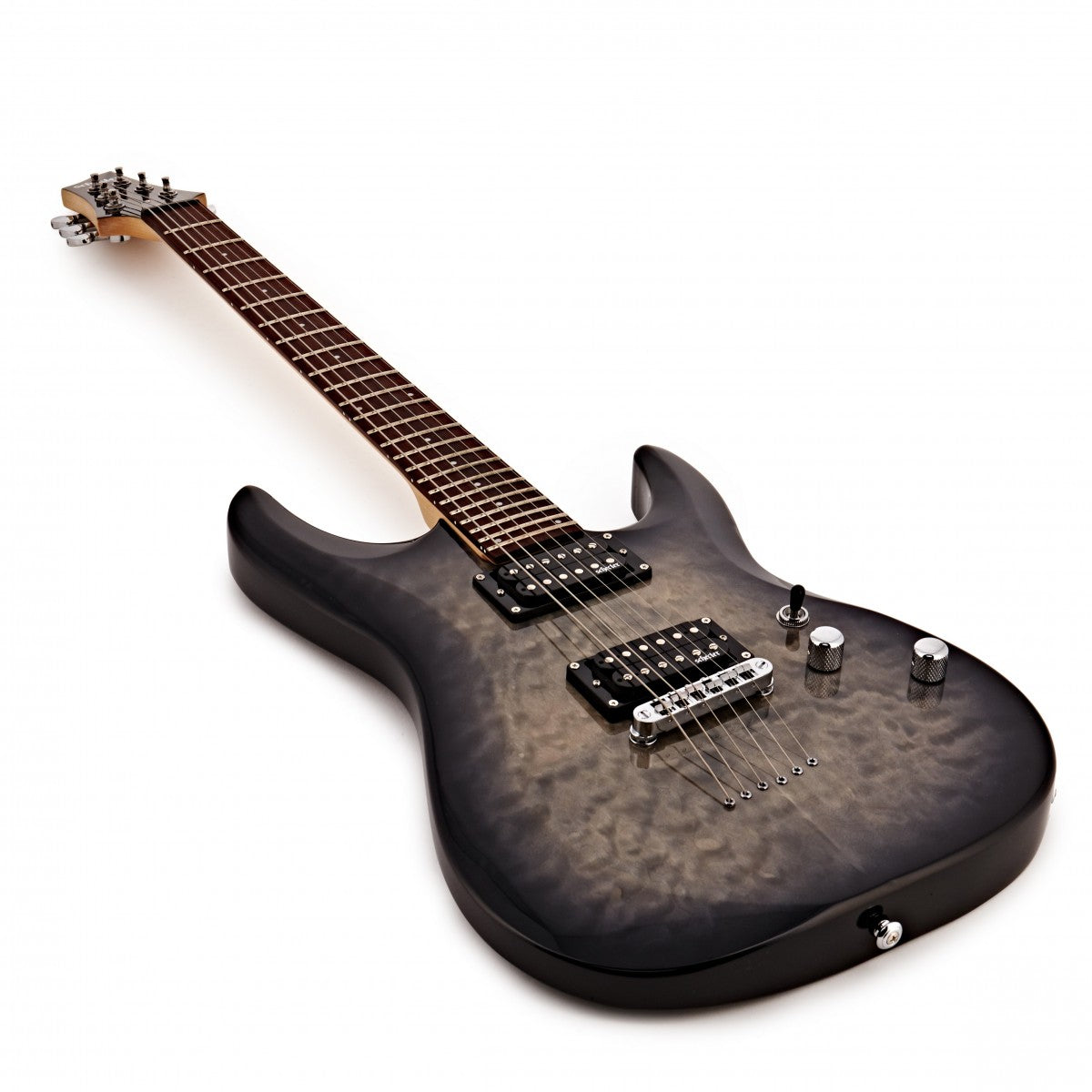 Schecter C-6 Plus CB Guitarra Eléctrica Charcoal Burst 9