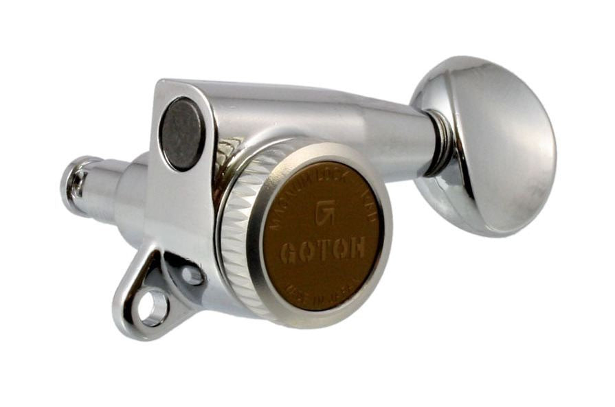 Gotoh TK0768010 SG381-MGT Locking Tuning Keys Minis Chrome 1