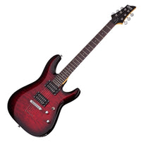 Schecter C-6 Plus STCB Guitarra Eléctrica See Thru Cherry Burst 5