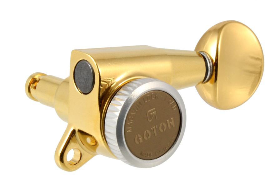 Gotoh TK0938002 SG381-MGT Locking Tuning Keys 3X3 Gold 1