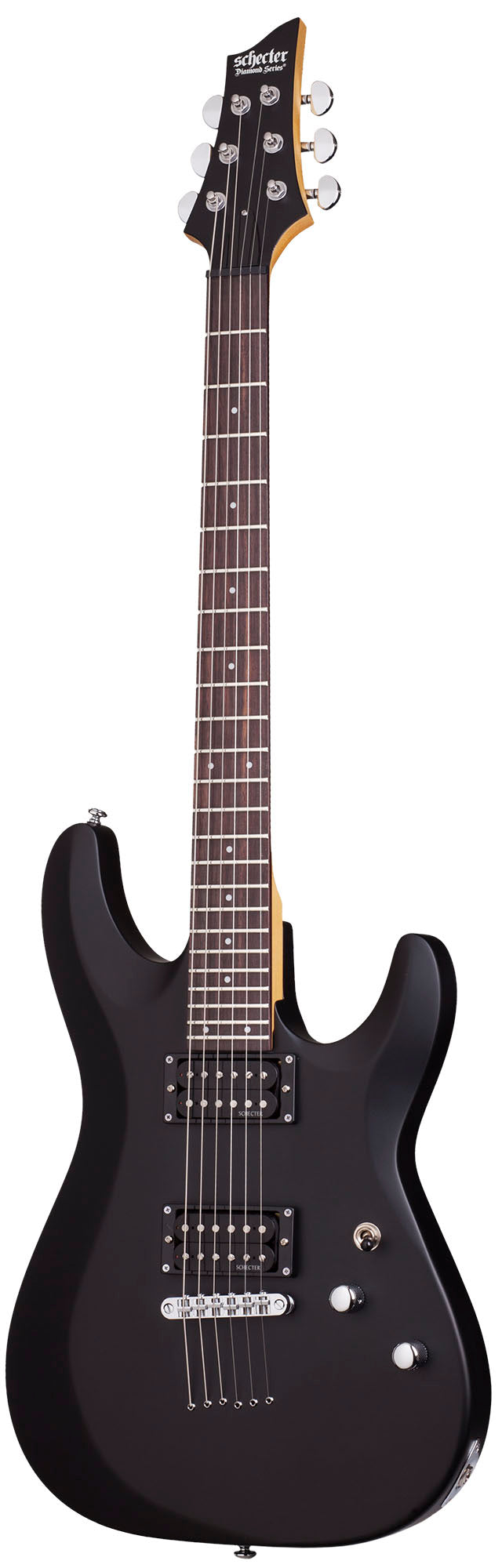 Schecter C-6 Deluxe SBK Guitarra Eléctrica Satin Black 1