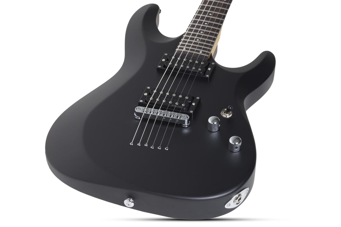 Schecter C-6 Deluxe SBK Guitarra Eléctrica Satin Black 2