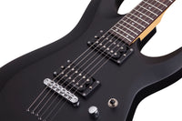 Schecter C-6 Deluxe SBK Guitarra Eléctrica Satin Black 3