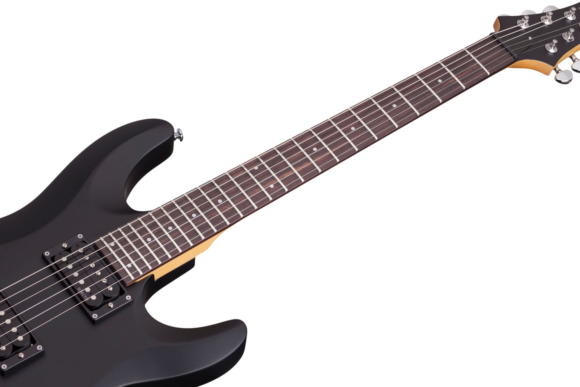 Schecter C-6 Deluxe SBK Guitarra Eléctrica Satin Black 5