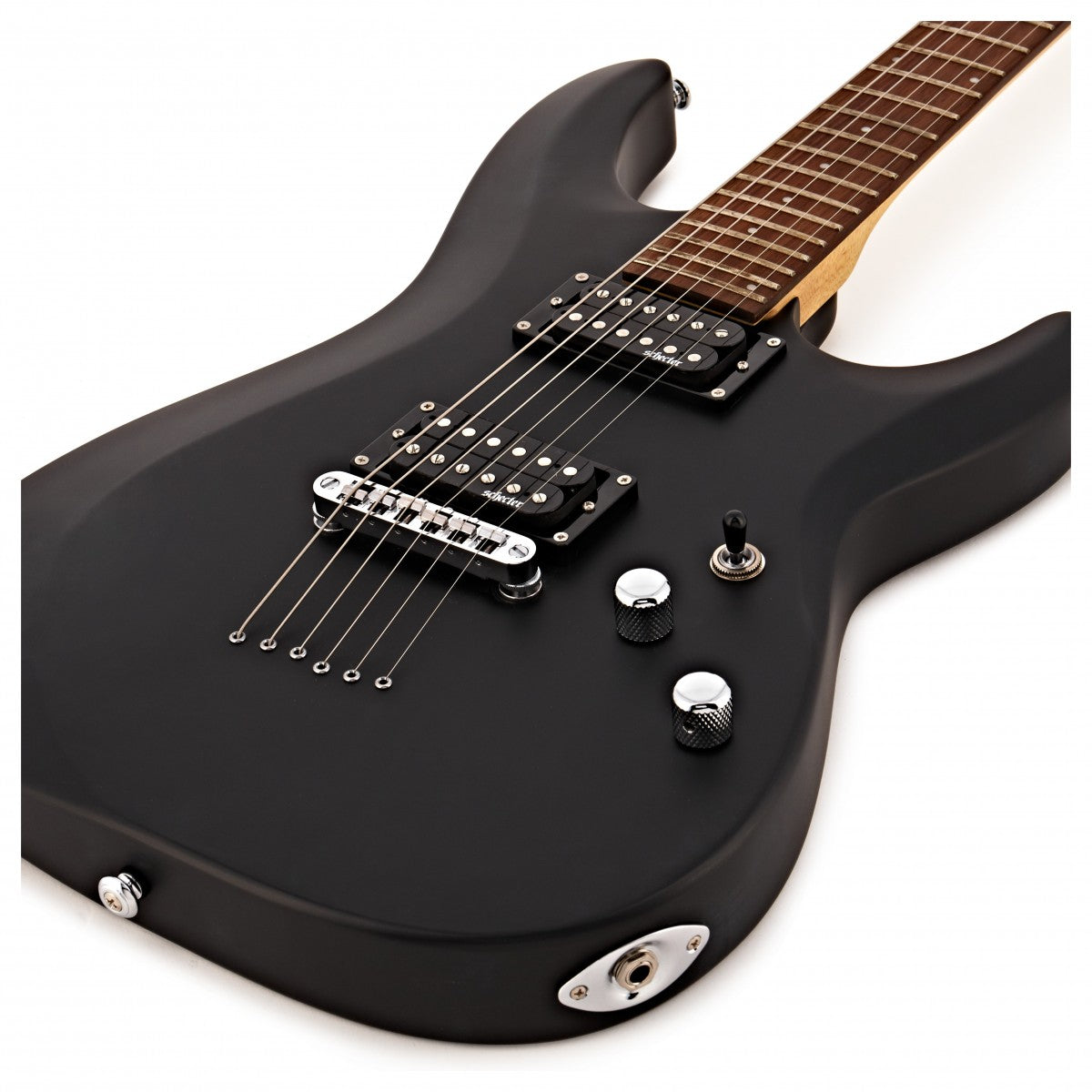 Schecter C-6 Deluxe SBK Guitarra Eléctrica Satin Black 10