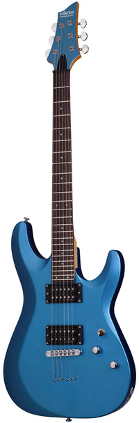 Schecter C-6 Deluxe SMLB Guitarra Eléctrica Satin Metallic Light Blue 1