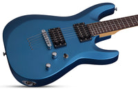 Schecter C-6 Deluxe SMLB Guitarra Eléctrica Satin Metallic Light Blue 2