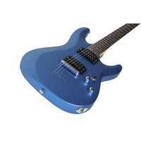 Schecter C-6 Deluxe SMLB Guitarra Eléctrica Satin Metallic Light Blue 4