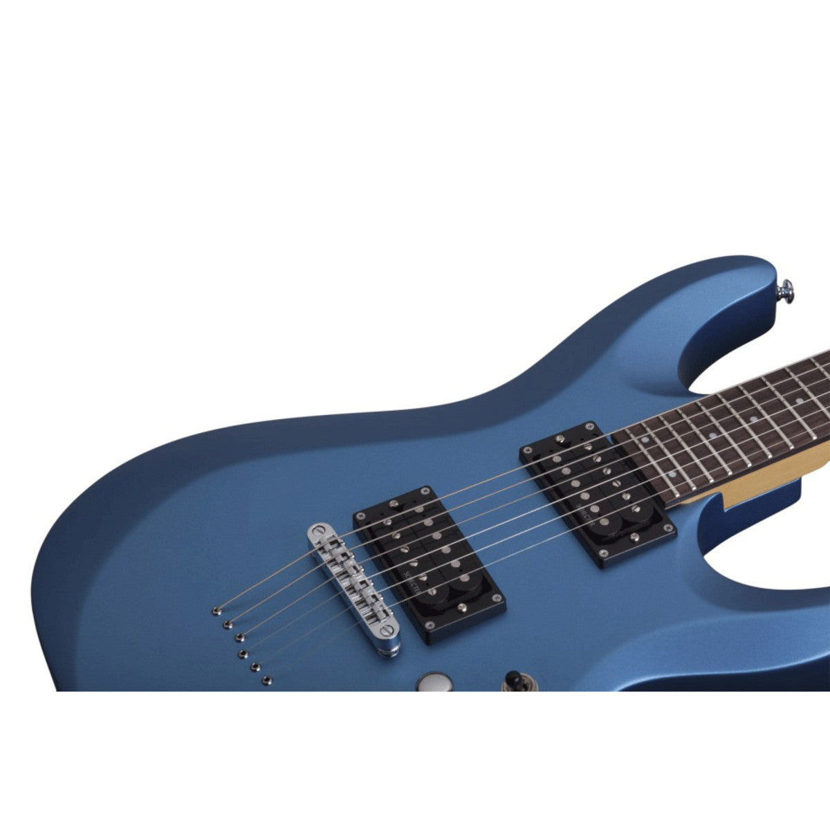 Schecter C-6 Deluxe SMLB Guitarra Eléctrica Satin Metallic Light Blue 7