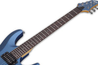 Schecter C-6 Deluxe SMLB Guitarra Eléctrica Satin Metallic Light Blue 8