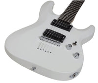 Schecter C-6 Deluxe SWH Guitarra Eléctrica Satin White 3