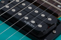 Schecter C-6 Deluxe SAQUA Guitarra Eléctrica Satin Aqua 7