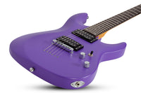 Schecter C-6 Deluxe SPL Guitarra Eléctrica Satin Purple 5