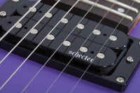 Schecter C-6 Deluxe SPL Guitarra Eléctrica Satin Purple 9