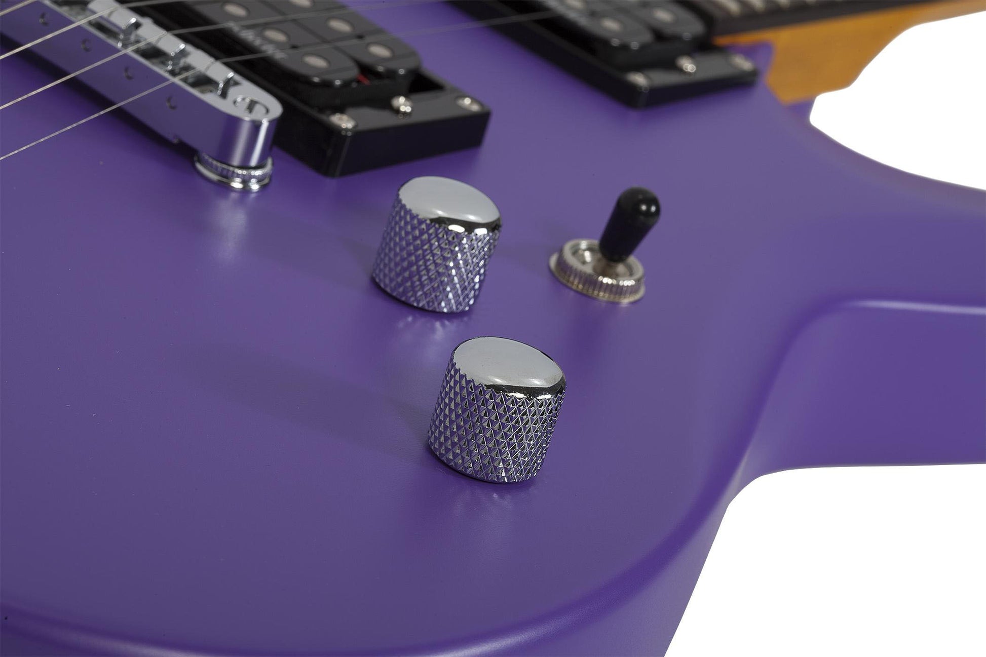 Schecter C-6 Deluxe SPL Guitarra Eléctrica Satin Purple 10