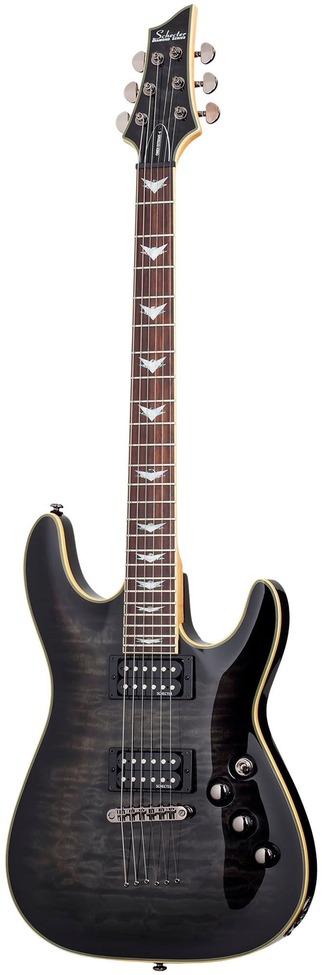 Schecter Omen Extreme 6 STBLK Guitarra Eléctrica See Thru Black 1