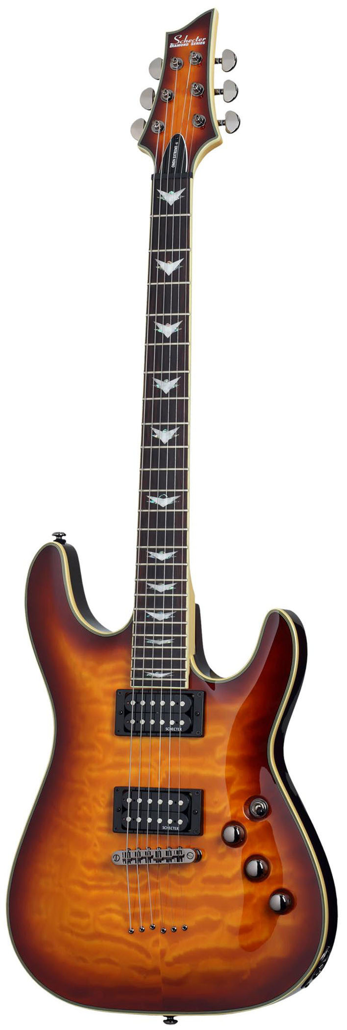 Schecter Omen Extreme 6 VSB Guitarra Eléctrica Vintage Sunburst 1