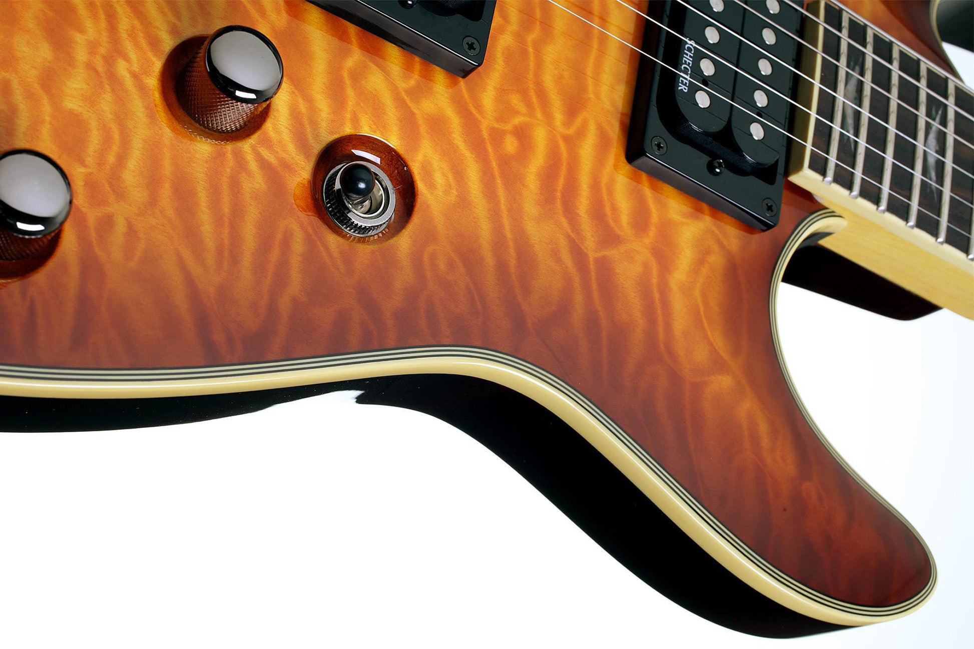 Schecter Omen Extreme 6 VSB Guitarra Eléctrica Vintage Sunburst 3