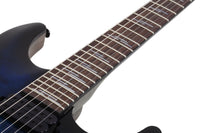 Schecter Omen Elite 6 STBB Guitarra Eléctrica See Thru Blue Burst 9