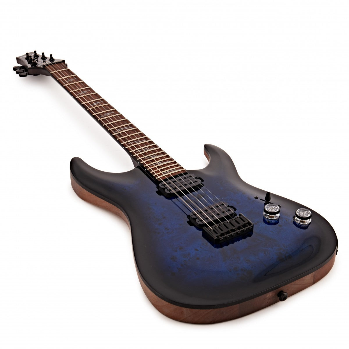 Schecter Omen Elite 6 STBB Guitarra Eléctrica See Thru Blue Burst 14