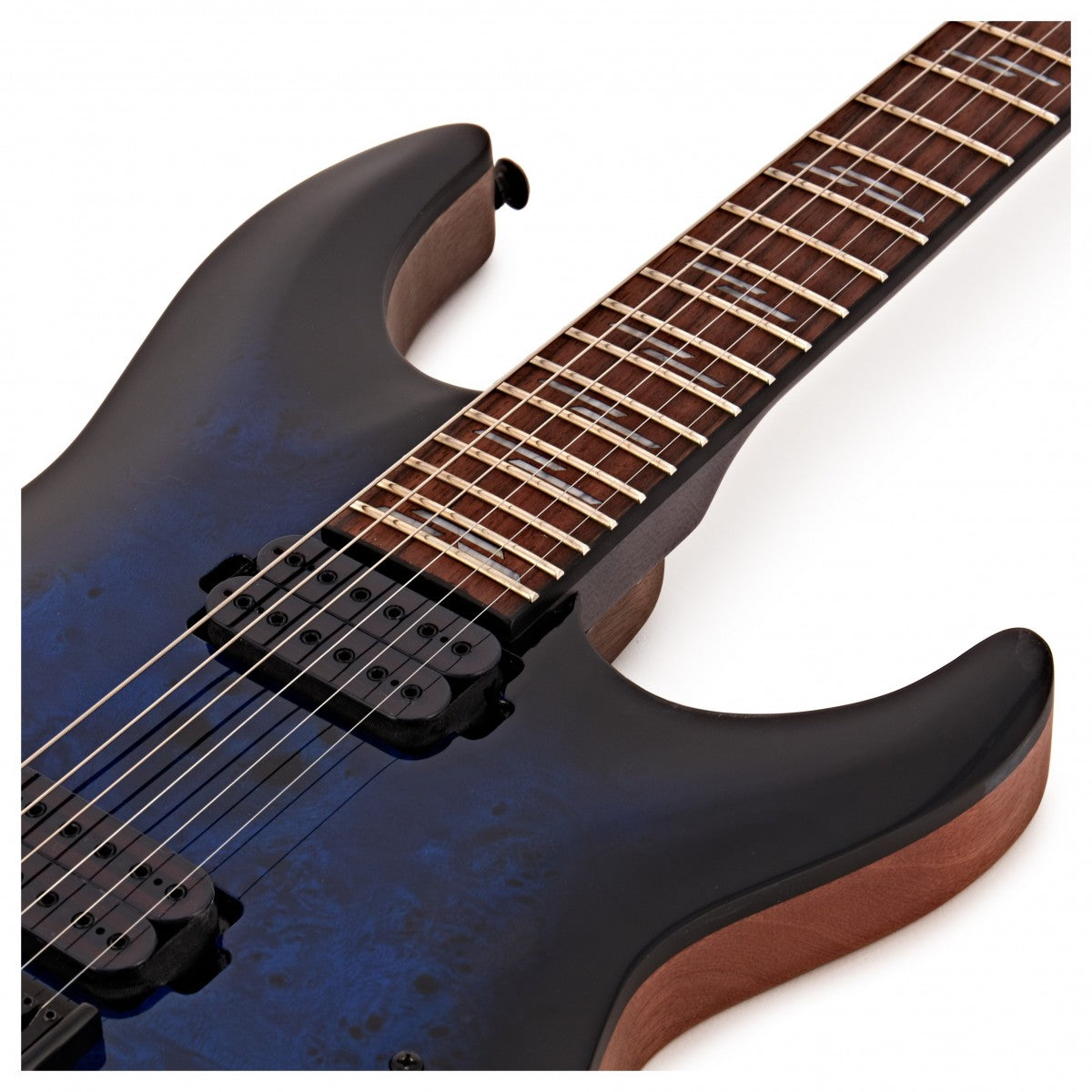 Schecter Omen Elite 6 STBB Guitarra Eléctrica See Thru Blue Burst 16