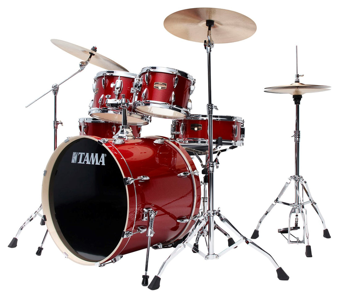 Tama IP62H6W BRM Imperialstar Batería Acústica con Herrajes y Platos Burnt Red Mist 2