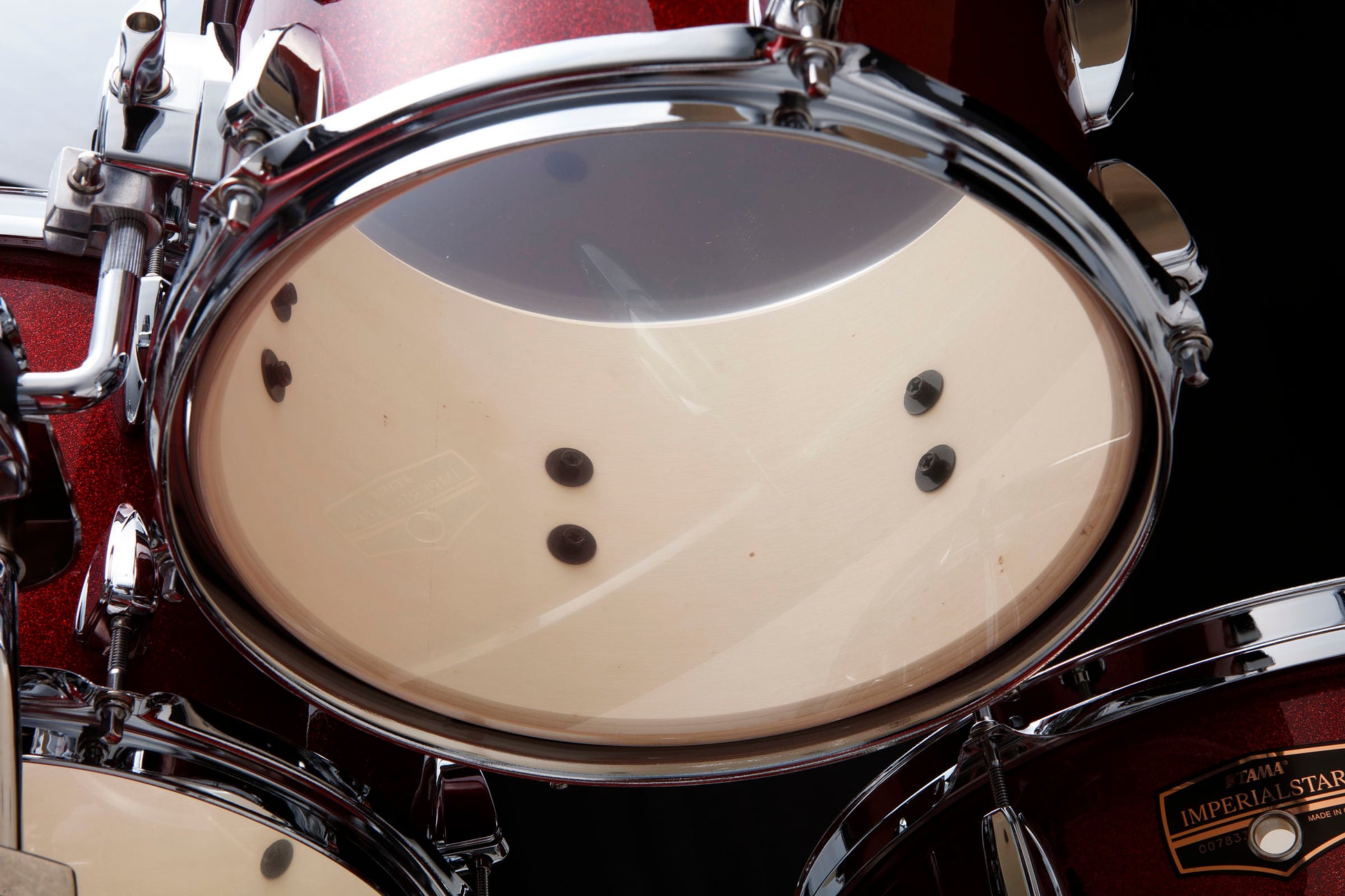 Tama IP62H6W BRM Imperialstar Batería Acústica con Herrajes y Platos Burnt Red Mist 5