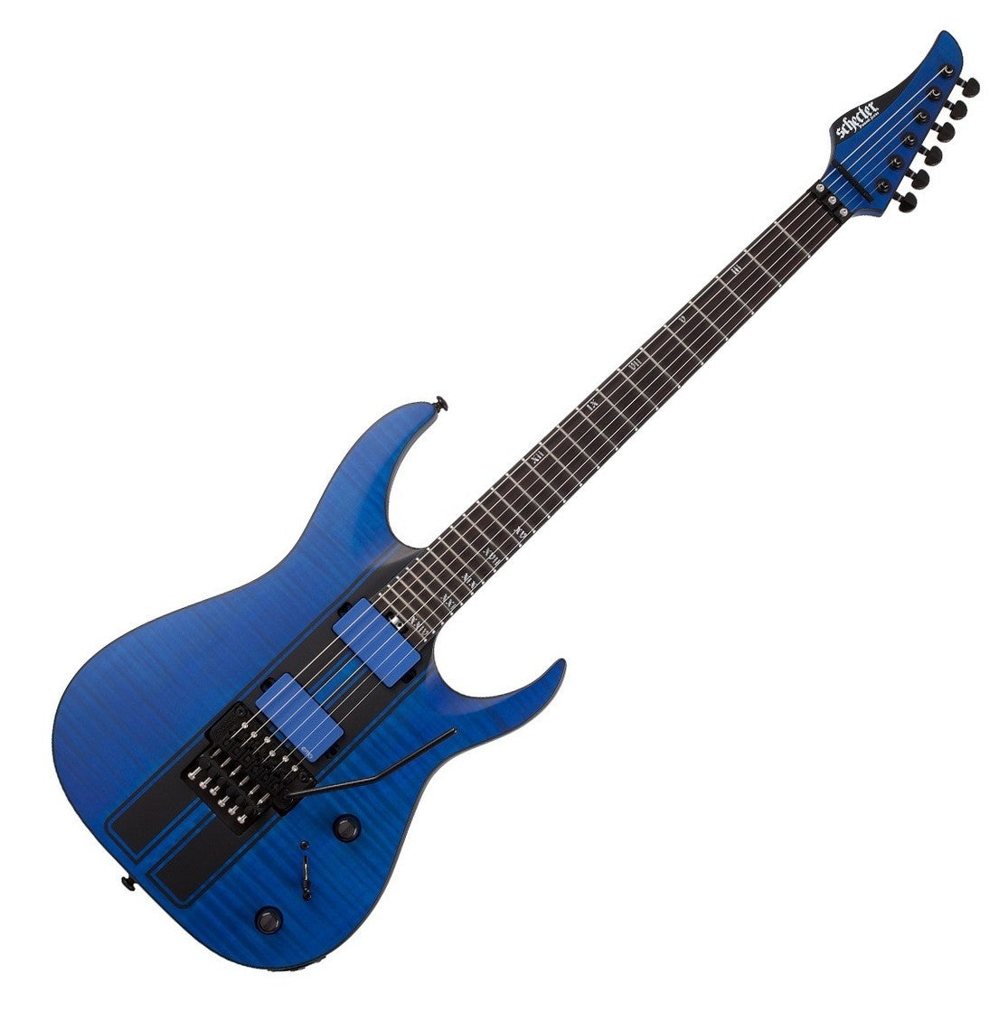 Schecter Banshee GT-FR TBLU Guitarra Eléctrica Satin Transparent Blue 15