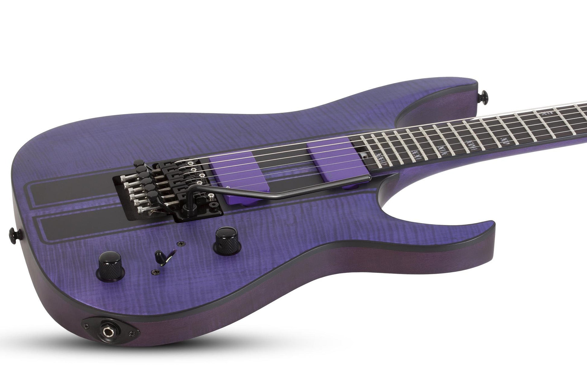 Schecter Banshee GT-FR TPUR Guitarra Eléctrica Satin Transparent Purple 3