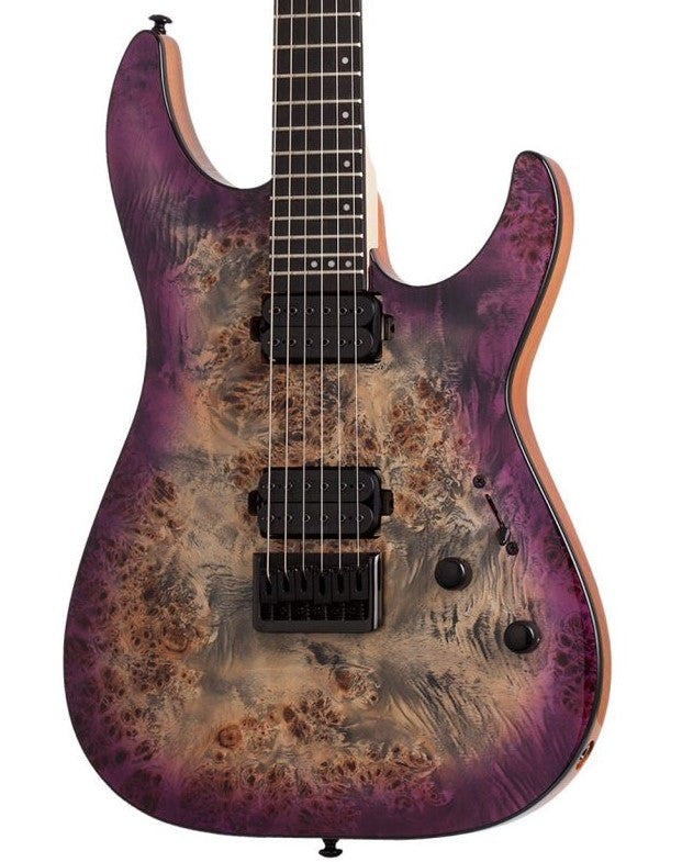 Schecter C-6 Pro ARB Guitarra Eléctrica Aurora Burst 2