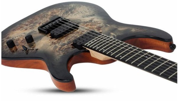 Schecter C-6 Pro CB Guitarra Eléctrica Charcoal Burst 4