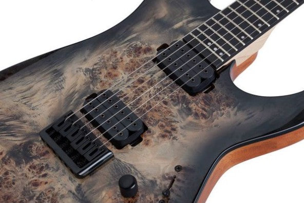 Schecter C-6 Pro CB Guitarra Eléctrica Charcoal Burst 6