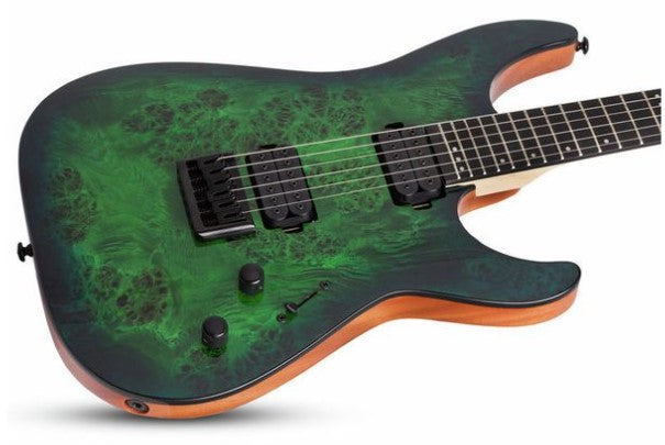 Schecter C-6 Pro AQB Guitarra Eléctrica Aqua Burst 2