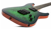 Schecter C-6 Pro AQB Guitarra Eléctrica Aqua Burst 4