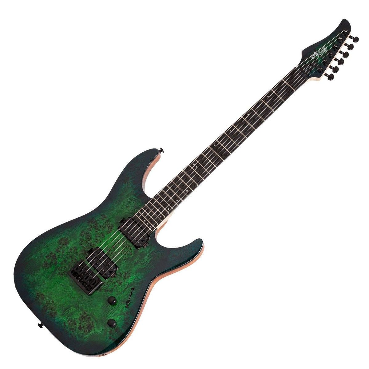 Schecter C-6 Pro AQB Guitarra Eléctrica Aqua Burst 11