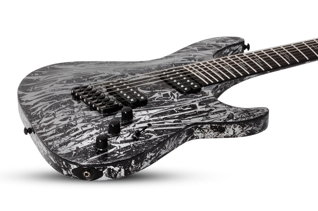 Schecter C-7 Multiscale Silver Mountain Guitarra Eléctrica 7 Cuerdas Silver Mountain 2