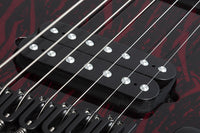 Schecter C-7 Multiscale Silver Mountain BM Guitarra Eléctrica 7 Cuerdas Blood Moon 6