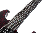 Schecter C-7 Multiscale Silver Mountain BM Guitarra Eléctrica 7 Cuerdas Blood Moon 9