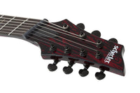 Schecter C-7 Multiscale Silver Mountain BM Guitarra Eléctrica 7 Cuerdas Blood Moon 10