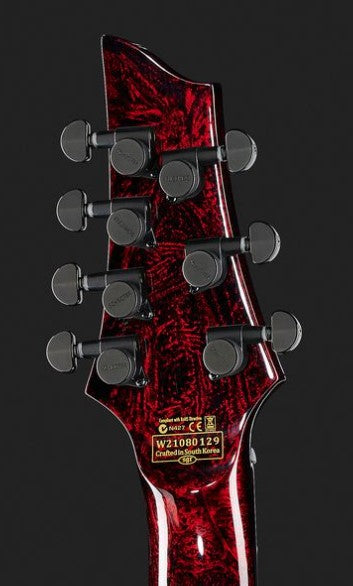 Schecter C-7 Multiscale Silver Mountain BM Guitarra Eléctrica 7 Cuerdas Blood Moon 18