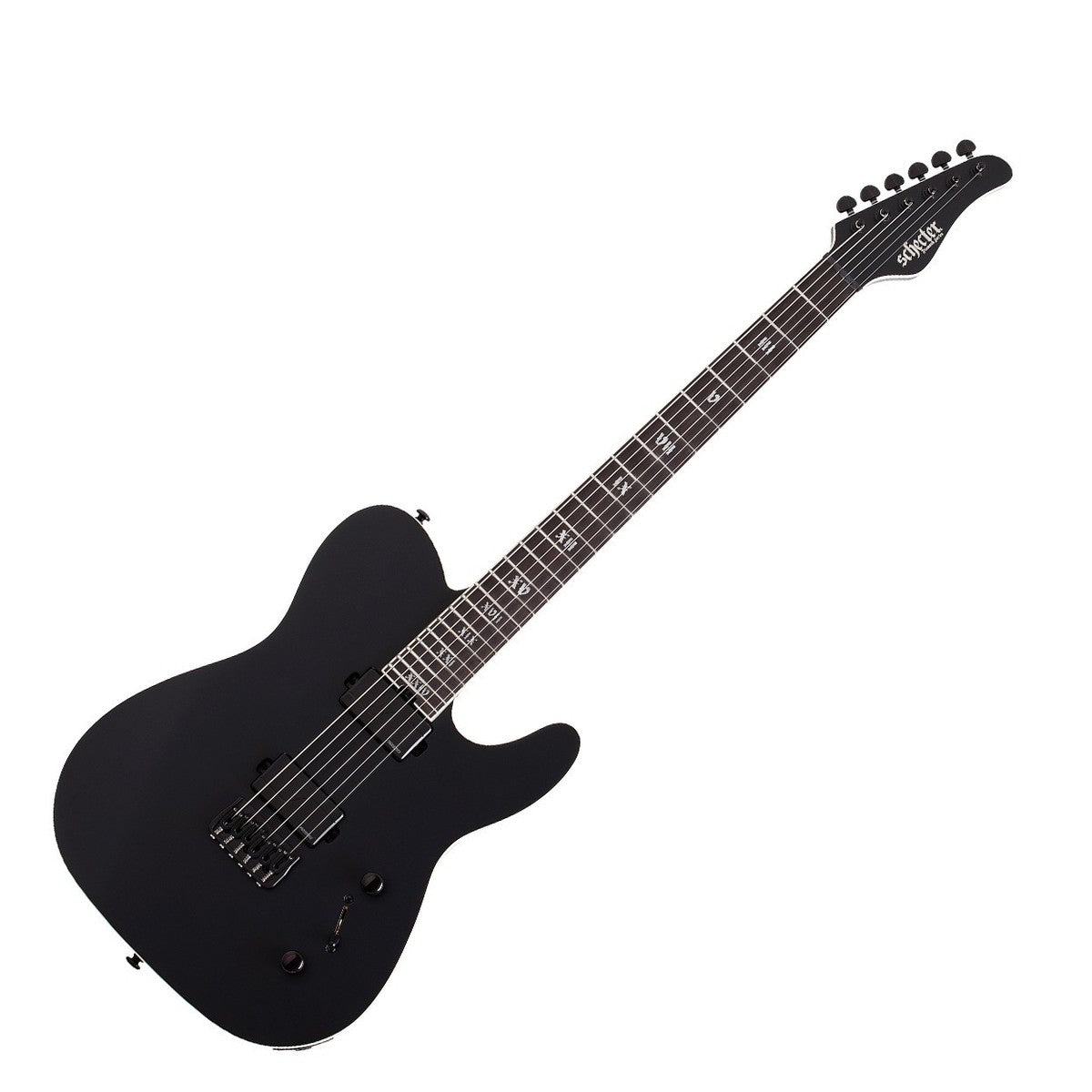 Schecter PT SLS Elite Evil Twin SBK Guitarra Eléctrica Satin Black 11